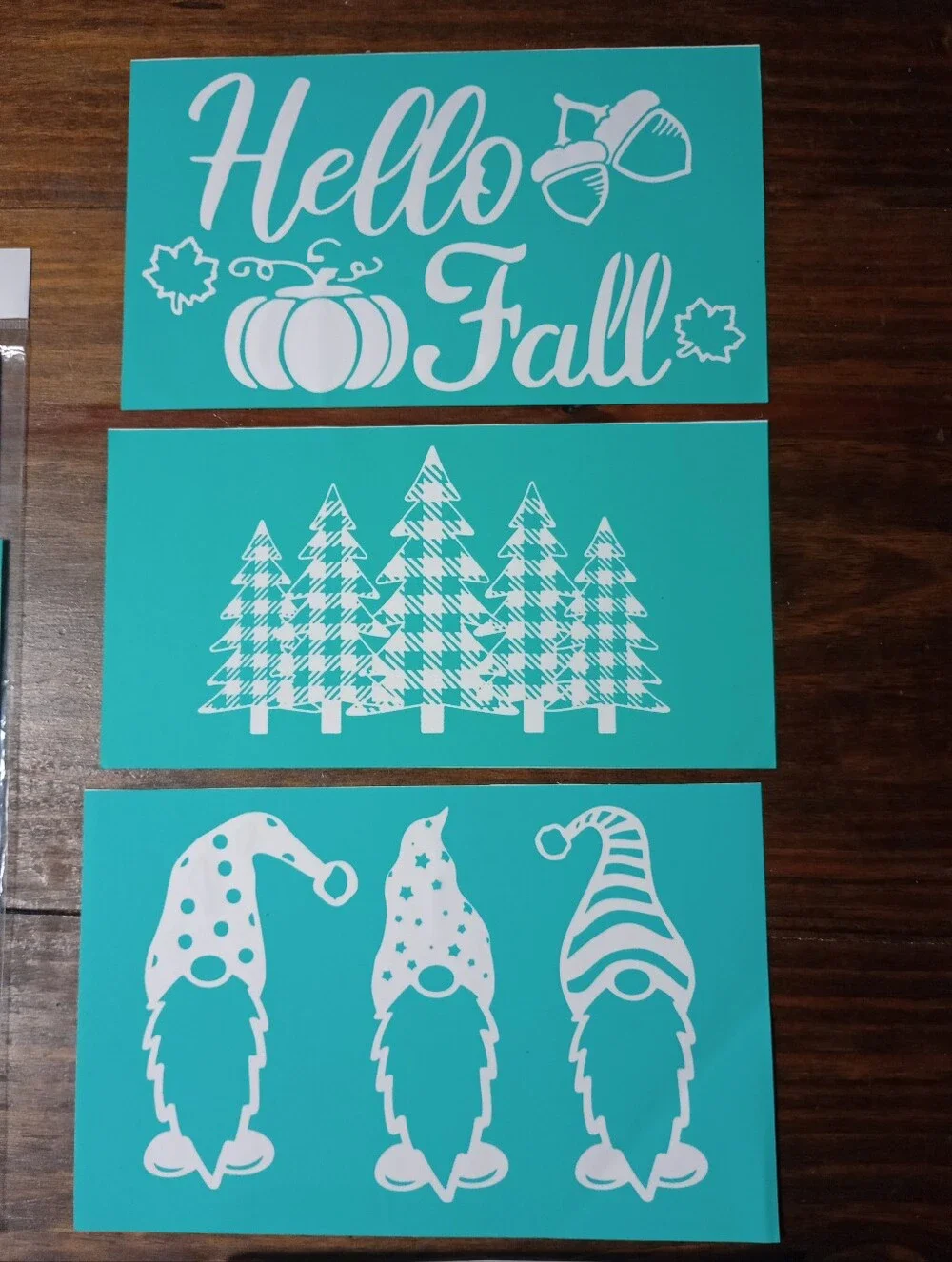 Fall & Christmas Silkscreen Stencil Set - NEW